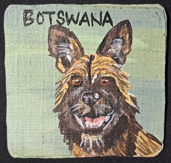 Wild-Dog Fridge Magnet